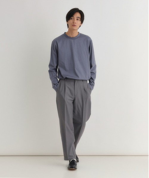 BACK NUMBER(バックナンバー)の「BACK NUMBER(バックナンバー)【メンズ】【店舗で人気】【さらっと心地良い】シルケット加工ロングスリーブTシャツ(遮熱・接触冷感)(Tシャツ/カットソー・メンズ・オリーブ/ブラック/シルバー/グレー/ブラウン/ホワイト・M/L/XL/S)」の11枚目の写真