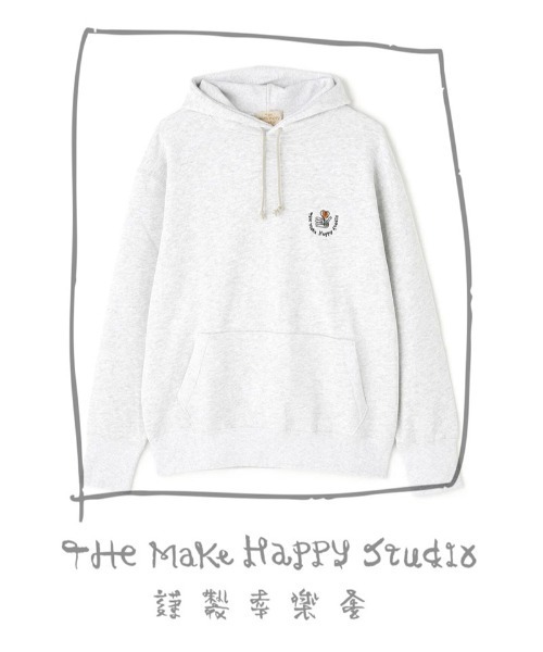 The Make Happy Studio(ザメイクハッピーストゥディオ)の「The Make Happy Studio/ザメイクハッピーストゥディオ/SWEAT HOODY(パーカー・メンズ・その他7/ネイビー/ブラック・M/XL/L)」の8枚目の写真