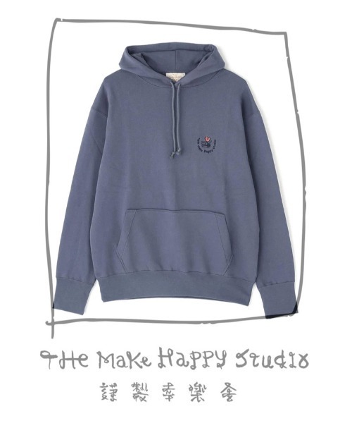 The Make Happy Studio(ザメイクハッピーストゥディオ)の「The Make Happy Studio/ザメイクハッピーストゥディオ/SWEAT HOODY(パーカー・メンズ・その他7/ネイビー/ブラック・M/XL/L)」の7枚目の写真