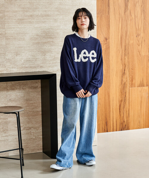 新品　Lee リー  ジャカードカラースエット Lee - 新品 Lee リー ジャカードカラースエットの通販 by ラム'sshop