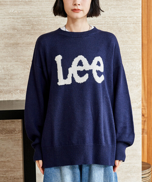 セール】Lee × FREAK'S STORE/リー 別注 ジャガードロゴニット（ニット