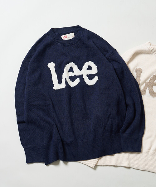 FREAK'S STORE(フリークスストア)の「Lee × FREAK'S STORE/リー 別注 ジャガードロゴニット(ニット/セーター・レディース・ネイビー/オフホワイト・フリ-)」の13枚目の写真