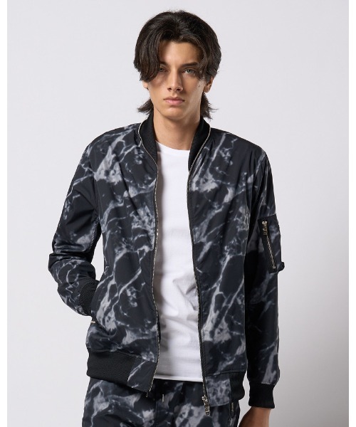 wjk（ダヴルジェイケイ）の「neck zip blouson（ブルゾン・メンズ・ブラック/カーキ/ブラック系その他・SMALL/MEDIUM/LARGE/X-LARGE）」の4枚目の写真