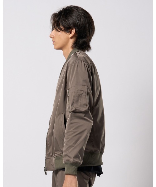 wjk（ダヴルジェイケイ）の「neck zip blouson（ブルゾン・メンズ・ブラック/カーキ/ブラック系その他・SMALL/MEDIUM/LARGE/X-LARGE）」の11枚目の写真
