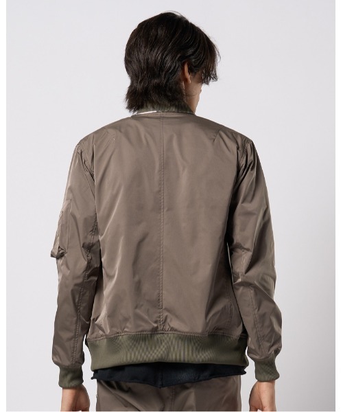 wjk（ダヴルジェイケイ）の「neck zip blouson（ブルゾン・メンズ・ブラック/カーキ/ブラック系その他・SMALL/MEDIUM/LARGE/X-LARGE）」の12枚目の写真