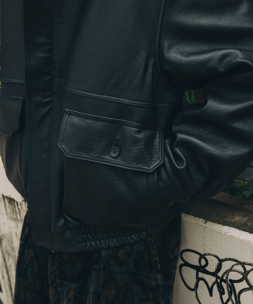 JOURNAL STANDARD(ジャーナルスタンダード)の「ラム ダッド レザー ヴィンテージ(その他アウター・メンズ・ブラック/ブラウン・MEDIUM/LARGE)」の17枚目の写真