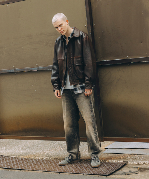 JOURNAL STANDARD(ジャーナルスタンダード)の「ラム ダッド レザー ヴィンテージ(その他アウター・メンズ・ブラック/ブラウン・MEDIUM/LARGE)」の12枚目の写真