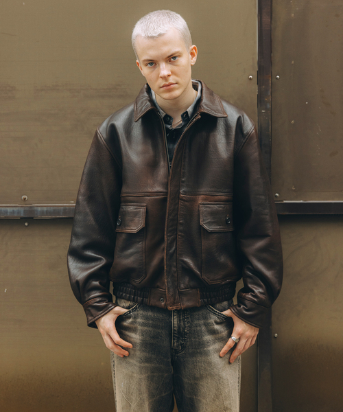 ラム ダッド レザー ヴィンテージ（その他アウター）｜JOURNAL