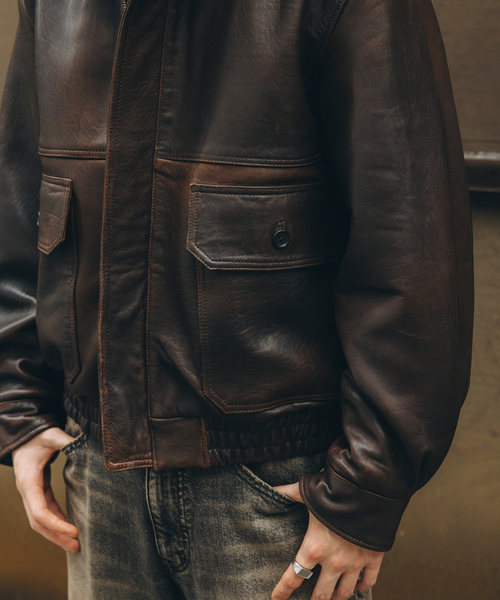 イングランドラムレザー●極美品●希少カラー ヴィンテージスプリングジャケット L ライダースジャケット .-- LIZ （ブライトピンク） -MANGO