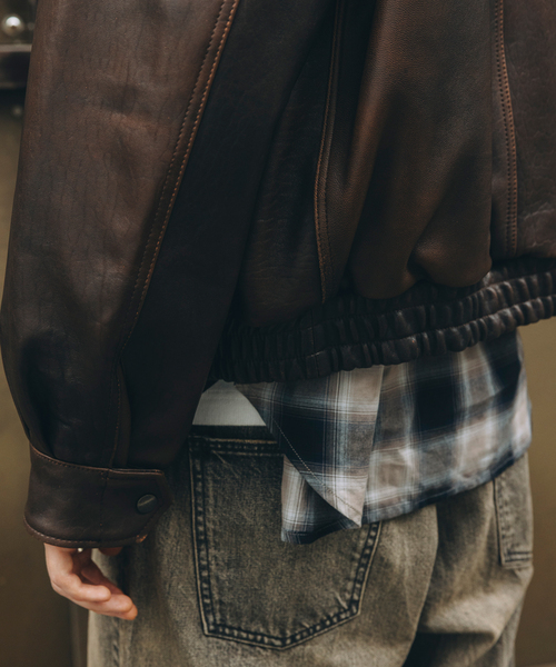 ラム ダッド レザー ヴィンテージ（その他アウター）｜JOURNAL