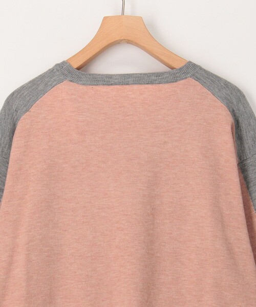 MICO COULIER（ミコクリエ）の「Cash feel 配色プルオーバーニット（ニット/セーター・レディース・チャコールグレー/ライトグレー/ブラウン・38）」の12枚目の写真