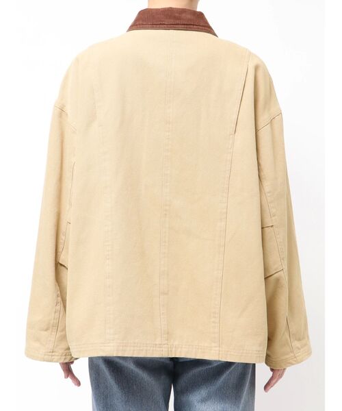 Dickies（ディッキーズ）の「Dickies別注 バイカラーブルゾン（ブルゾン・レディース・チャコールグレー/ベージュ・FREE）」の21枚目の写真