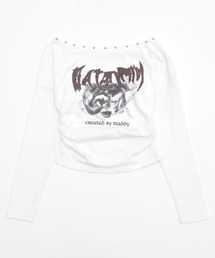 Figments（フィグメンツ）の「ドームスタッズグラフィックトップ（Tシャツ/カットソー）」