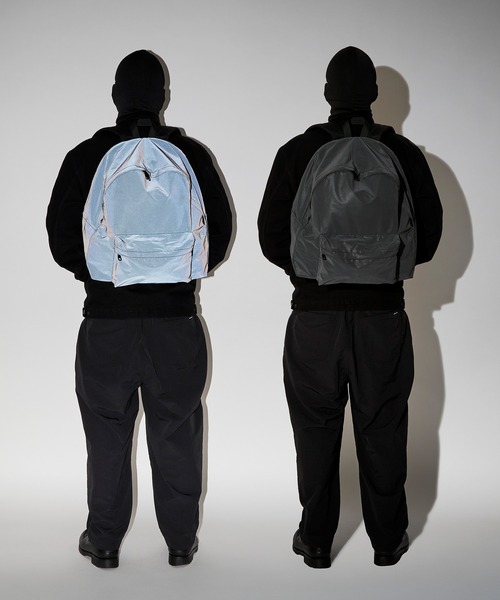PACKING（パッキング）の「【PACKING】BLACK REFLECTIVE BACKPACK PA-057（バックパック/リュック・メンズ・ブラック・FREE）」の10枚目の写真