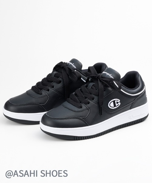 ASAHI SHOES(アサヒシューズ)の「Champion/チャンピオン スニーカー(CPN GB S11469)(スニーカー・レディース・ホワイト×ネイビー/ブラック×ホワイト・22.5cm/23.0cm/23.5cm/24.0cm/24.5cm/25.0cm)」の1枚目の写真