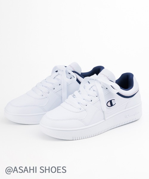 ASAHI SHOES(アサヒシューズ)の「Champion/チャンピオン スニーカー(CPN GB S11469)(スニーカー・レディース・ホワイト×ネイビー/ブラック×ホワイト・22.5cm/23.0cm/23.5cm/24.0cm/24.5cm/25.0cm)」の2枚目の写真