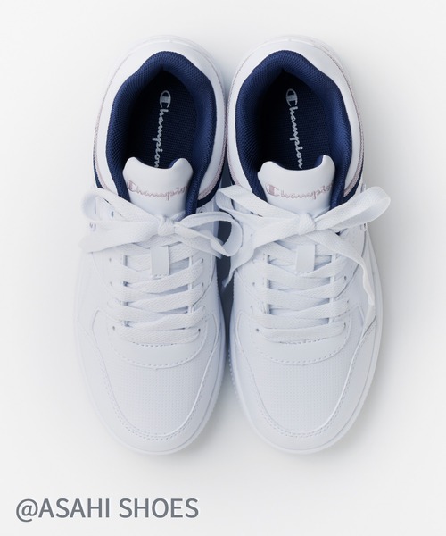 ASAHI SHOES(アサヒシューズ)の「Champion/チャンピオン スニーカー(CPN GB S11469)(スニーカー・レディース・ホワイト×ネイビー/ブラック×ホワイト・22.5cm/23.0cm/23.5cm/24.0cm/24.5cm/25.0cm)」の4枚目の写真