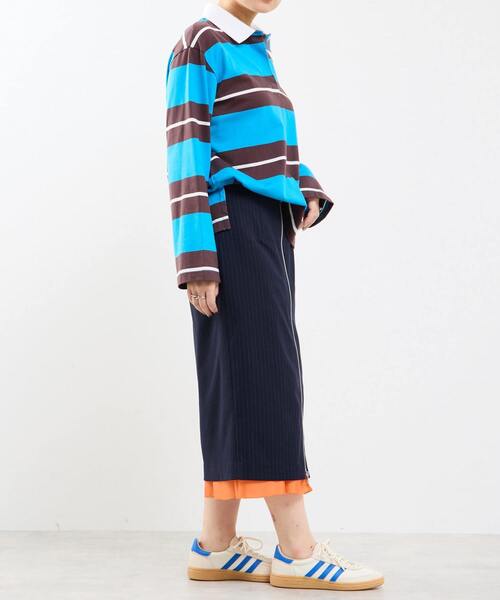 SOFFITTO（ソフィット）の「度詰め天竺ラガーシャツ（Tシャツ/カットソー・レディース・ブラウン/トップグレー/その他・FREE）」の7枚目の写真