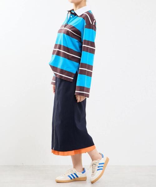 SOFFITTO（ソフィット）の「度詰め天竺ラガーシャツ（Tシャツ/カットソー・レディース・ブラウン/トップグレー/その他・FREE）」の8枚目の写真