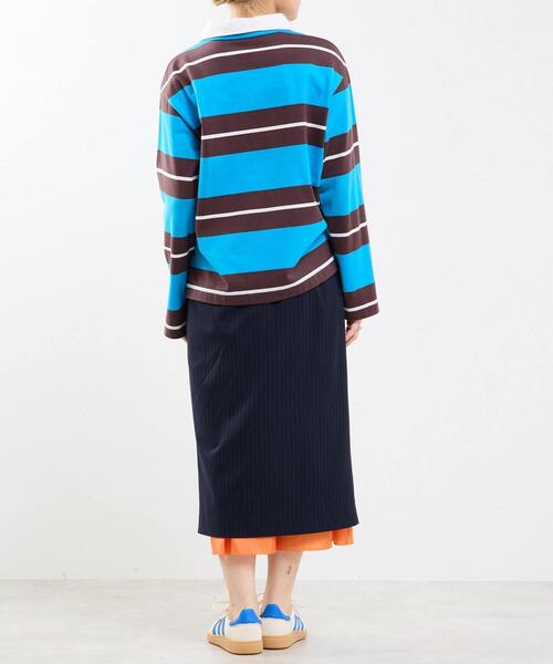 SOFFITTO（ソフィット）の「度詰め天竺ラガーシャツ（Tシャツ/カットソー・レディース・ブラウン/トップグレー/その他・FREE）」の9枚目の写真