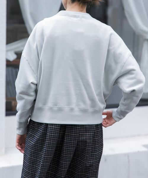FORK&SPOON(フォークアンドスプーン)の「FORK&SPOON コットンカシミヤクルーネックスウェット(Tシャツ/カットソー・レディース・グレー系その他/ブルー・1)」の22枚目の写真