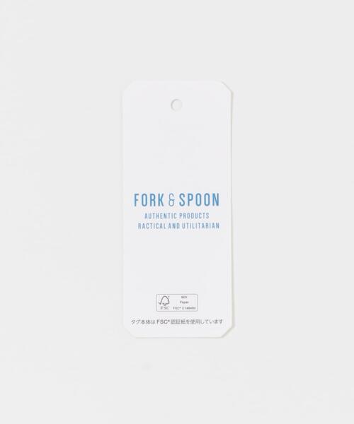 FORK&SPOON(フォークアンドスプーン)の「FORK&SPOON コットンカシミヤクルーネックスウェット(Tシャツ/カットソー・レディース・グレー系その他/ブルー・1)」の12枚目の写真