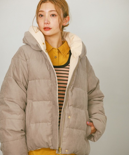 美品『ベイフロー BAYFLOW』コーデュロイ ダウンジャケット 切替 ブラック 黒 3 / Lサイズ　メンズ SALE／20%OFF(W)コーデュロイダウン BAYFLOW ベイフロー