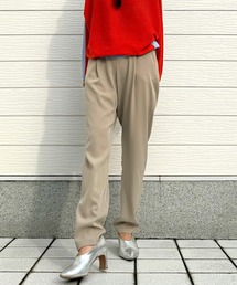Q | ストレッチツイルテーパードパンツ(その他パンツ)