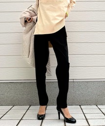 Q | ストレッチツイルテーパードパンツ(その他パンツ)