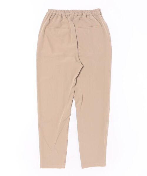 Q（キュー）の「ストレッチツイルテーパードパンツ（その他パンツ・レディース・ブラック/ベージュ/マスタード・MEDIUM）」の6枚目の写真