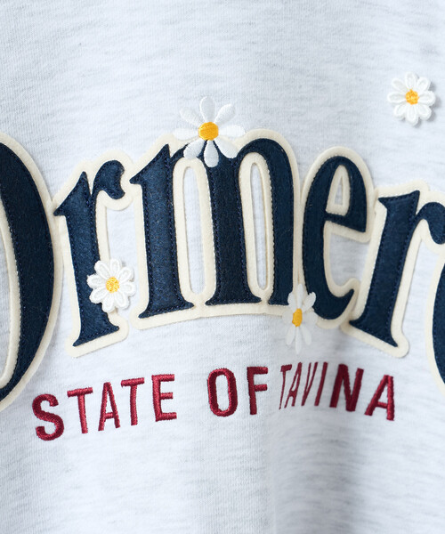 セール】ビッグ ロゴデイジー刺繍 スウェット/オーバーサイズ