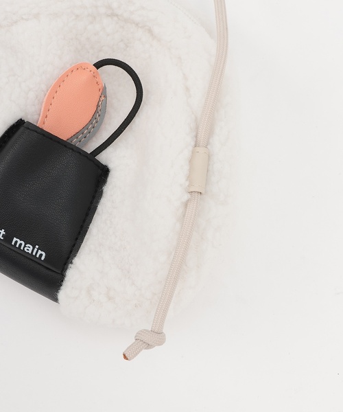 petit main（プティマイン）の「おにぎりポシェット（ショルダーバッグ・キッズ・オフホワイト/ベージュ・F）」の7枚目の写真