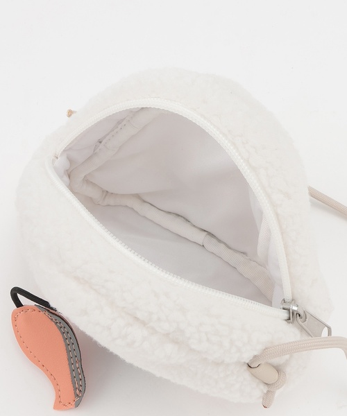 petit main（プティマイン）の「おにぎりポシェット（ショルダーバッグ・キッズ・オフホワイト/ベージュ・F）」の10枚目の写真