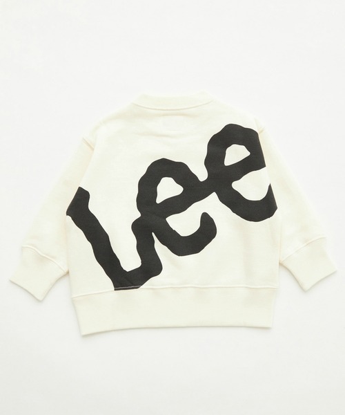Lee（リー）の「Lee/リー【80-100cm】ベビー バックビッグロゴスウェット（スウェット・キッズ・レッド/グリーン/アイボリー/チャコールグレー・80/90/100）」の2枚目の写真