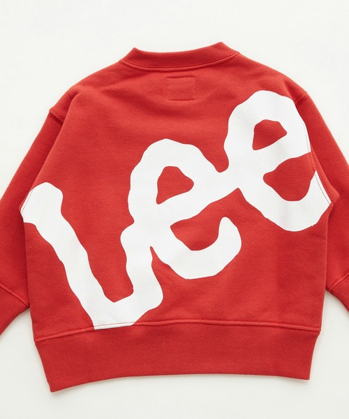 Lee（リー）の「Lee/リー【80-100cm】ベビー バックビッグロゴスウェット（スウェット・キッズ・レッド/グリーン/アイボリー/チャコールグレー・80/90/100）」の6枚目の写真