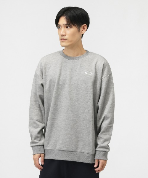 OAKLEY(オークリー)の「オークリー FOUNDATIONAL FLEECE L/S CREW 4.0(スウェット・メンズ・グレー/ベージュ/ブラック/ライトグレー・M/L/LL/3L)」の4枚目の写真