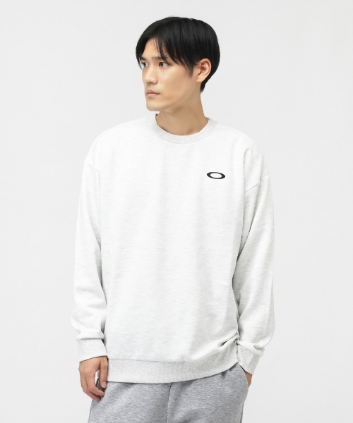 OAKLEY(オークリー)の「オークリー FOUNDATIONAL FLEECE L/S CREW 4.0(スウェット・メンズ・グレー/ベージュ/ブラック/ライトグレー・M/L/LL/3L)」の3枚目の写真