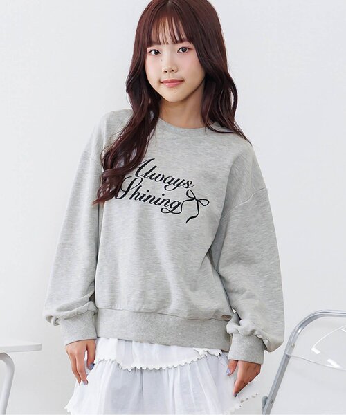 ガーリーロゴトレーナー（スウェット）｜algy（アルジー）の