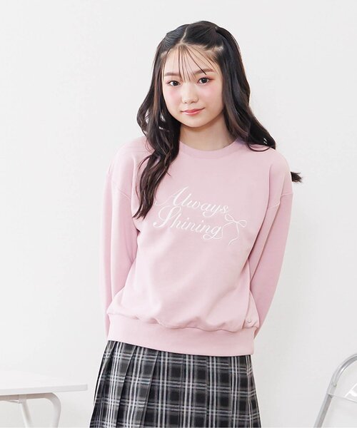 ガーリーロゴトレーナー（スウェット）｜algy（アルジー）の