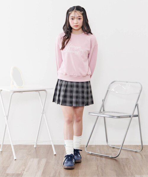 ガーリーロゴトレーナー（スウェット）｜algy（アルジー）の