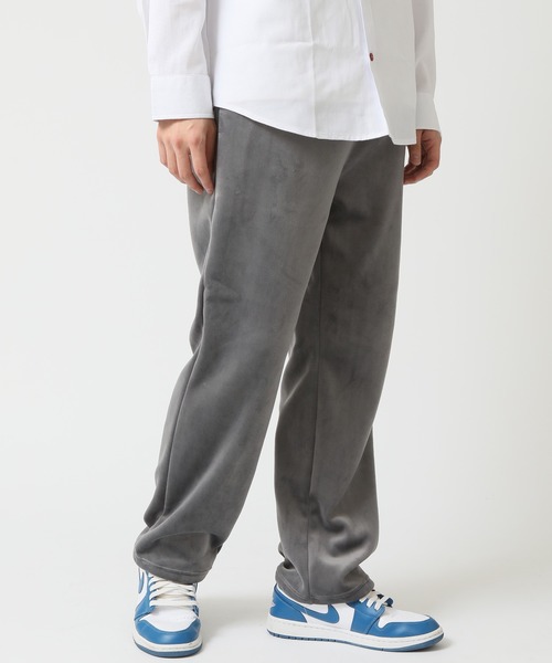 ARCADE（アーケード）の「なめらかな肌ざわり！表ベロア 裏シャギーフリースパンツ（スウェットパンツ・メンズ・ブラック/ブラウン/グレー/ネイビー・LL/M/L）」の2枚目の写真