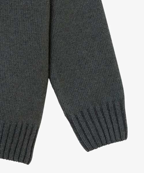 AIGLE(エーグル)の「ウールブレンド ラグランスリーブセーター(ニット/セーター・メンズ・ブラック/グレー・S/L/M)」の14枚目の写真