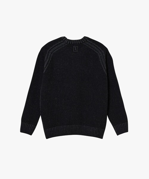 AIGLE(エーグル)の「ウールブレンド ラグランスリーブセーター(ニット/セーター・メンズ・ブラック/グレー・S/L/M)」の16枚目の写真