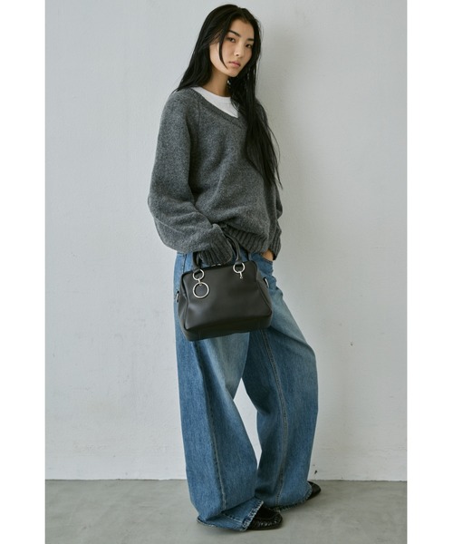 トラペーズリング2WAYボストン / くびれボストン / ショルダーバッグ
