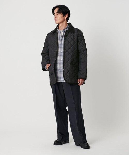 Traditional Weatherwear（トラディショナルウェザーウェア）の「【別注】＜Traditional Weatherwear＞WAVERLY キルトジャケット（その他アウター・メンズ・ブラック/ネイビー・40/38/36）」の4枚目の写真