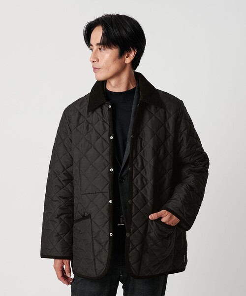 Traditional Weatherwear（トラディショナルウェザーウェア）の「【別注】＜Traditional Weatherwear＞WAVERLY キルトジャケット（その他アウター・メンズ・ブラック/ネイビー・40/38/36）」の6枚目の写真