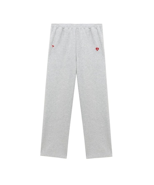 APEE BY A BATHING APE(エイピーバイアベイシングエイプ)の「HEART BADGE SWEAT PANTS(スウェットパンツ・レディース・ネイビー/グレー/ピンク・X-SMALL/SMALL)」の1枚目の写真