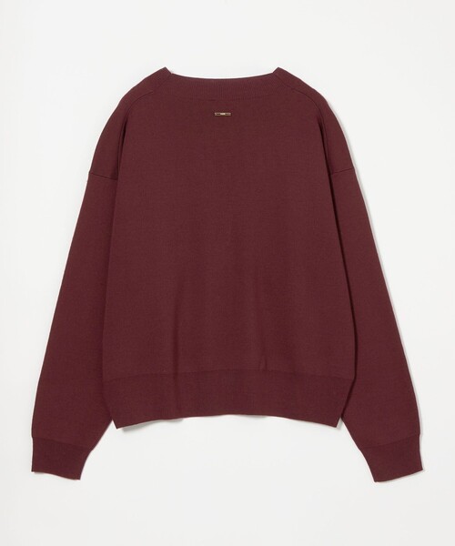 conte＞ハイゲージ ディープVネックニット（ニット/セーター）｜conte