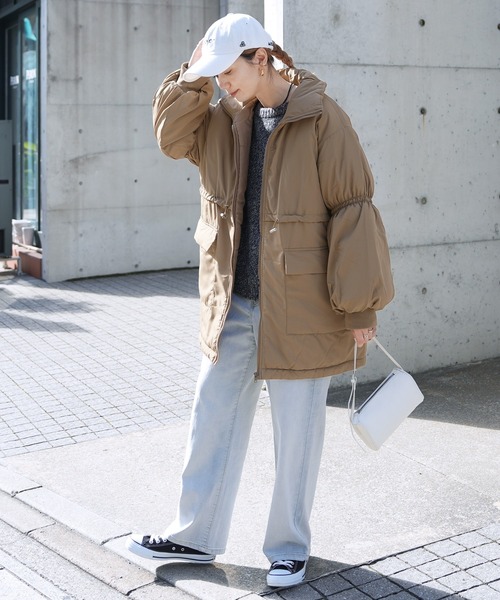 セール】ドロストデザインスタンドコート（その他アウター）｜reca