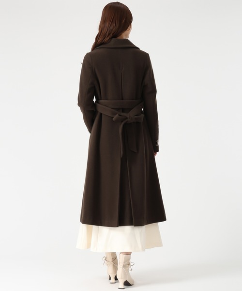 MISCH MASCH（ミッシュマッシュ）の「ダブルボタンAラインコート（チェスターコート・レディース・ブラック/ブラウン/ライトグレー・S/M）」の11枚目の写真